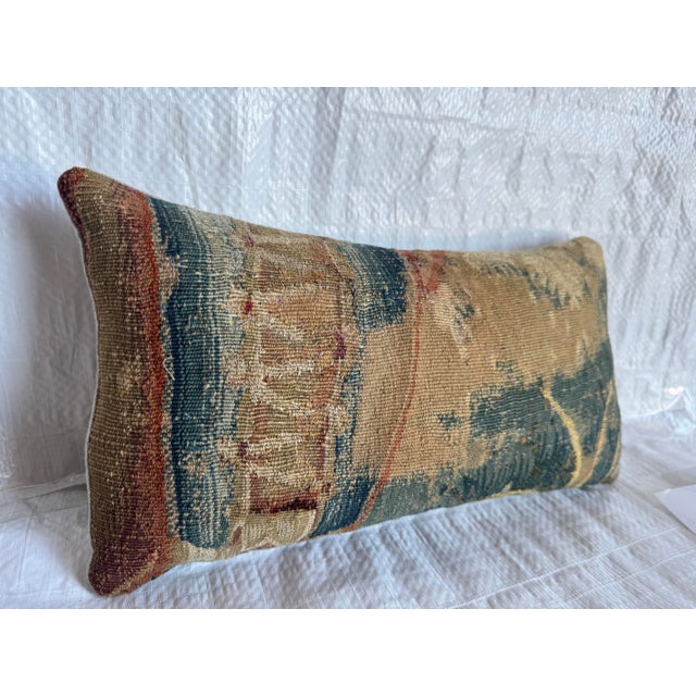Baroque 17th Century Flemish Tapestry Pillow With Abstract Pattern For Sale - Image 3 of 5