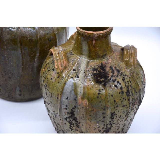 Ceramic Olive Oil Jars, France, 1910, Set of 2 For Sale - Image 7 of 18