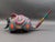 Oaxacan Wood Carved Painted Armadillo Snake Alebrije Mexican Art Sculpture. Measures approximately 21 1/2" long, 6 7/8"...