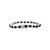 Natural Black Star Smooth Cabochon Gemstone Tennis Bracelet in 925 Silver For Sale - Image 10 of 13