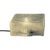 Bauhaus Vintage Ceiling or Wall Mounted Lamp with Ribbed Glass and Metal Mount, Former Czechoslovakia, 1970s For Sale - Image 3 of 8