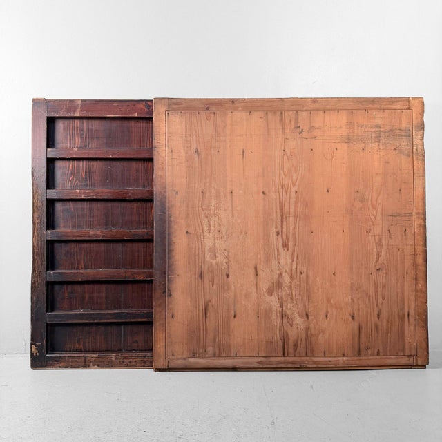 Japanese Wooden Wall Panels, 1890, Set of 2 For Sale - Image 14 of 18