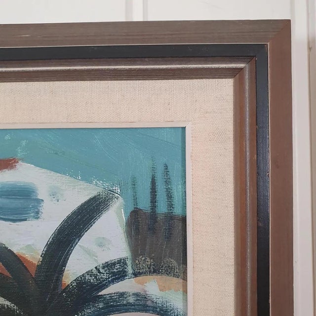 Tage Gavik, Sitke Spain, 1960s, Oil on Canvas For Sale - Image 14 of 18
