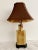 Mario Buatta Vintage Chinoiserie Brass Tea Canister Table Lamp and Lampshade For Sale - Image 4 of 13