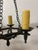 Early 20th Century A Pair of San Pettrini Cast Iron Chandeliers in Oil Rubbed Bronze Finish. For Sale - Image 10 of 12