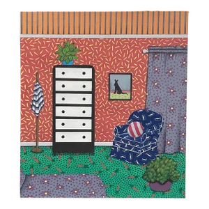 1981 Celia Flock Interior Painting