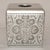 Luxury Silver Colette New York Home Décor Engraved Paper Tissue Box Cover For Sale - Image 14 of 14