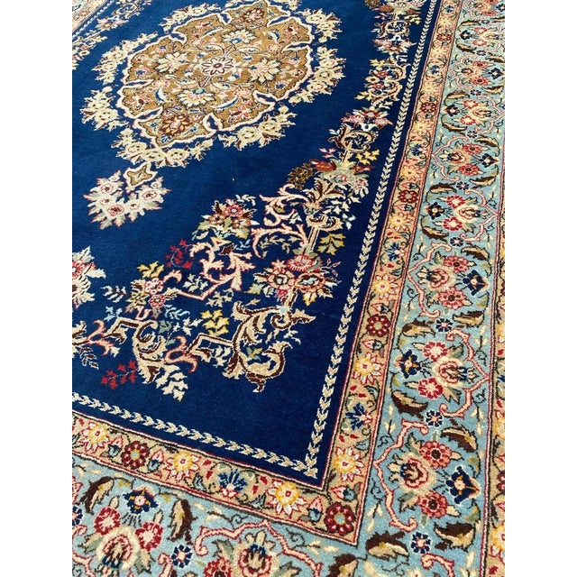 Mid-Century Qom Rug, 1970s For Sale - Image 12 of 17