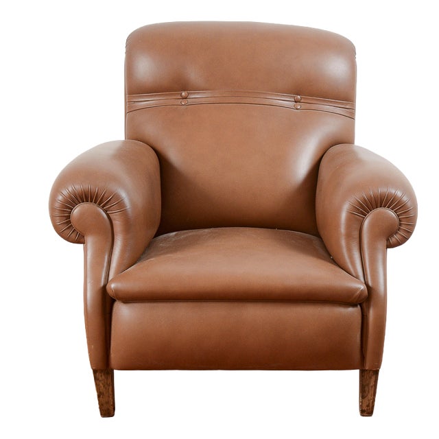 Armchair in Wood and Leather from Poltrona Frau For Sale