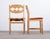 Vintage Razor Blade Oak Dining Chairs by Henning Kjærnulf, 1960s, Set of 6 For Sale - Image 4 of 10