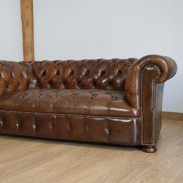 Vintage Chesterfield Sofas, 1920s, Set of 2 For Sale - Image 9 of 12