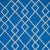 Abstract Sample - Schumacher Branson Embroidery Fabric in Blue For Sale - Image 3 of 3