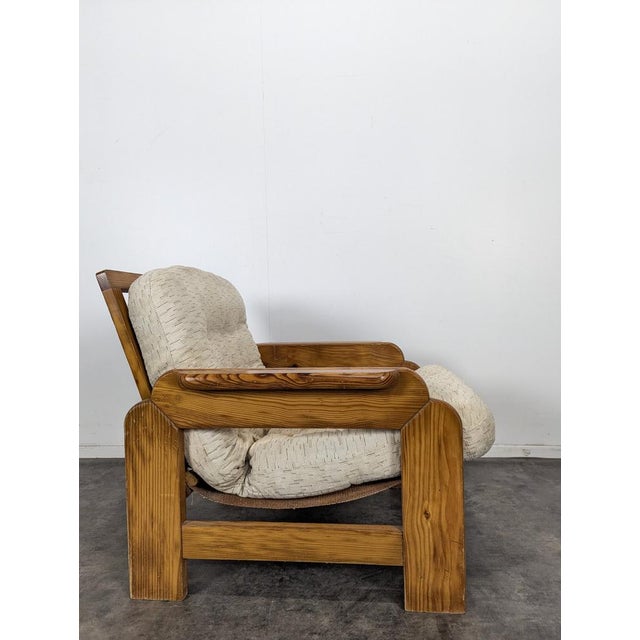 Pine Chalet Lounge Cair For Sale - Image 4 of 6