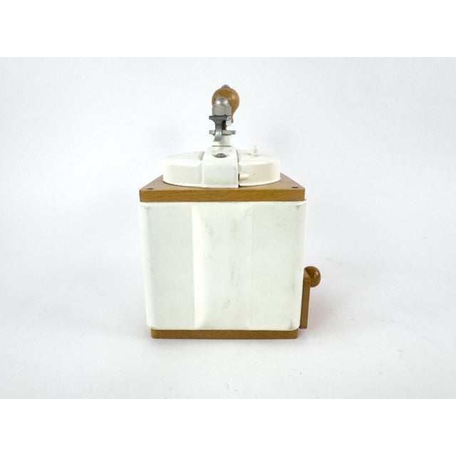 Vintage French Peugeot Frères Coffee Grinder With Original Box – Mid-20th Century For Sale - Image 14 of 16