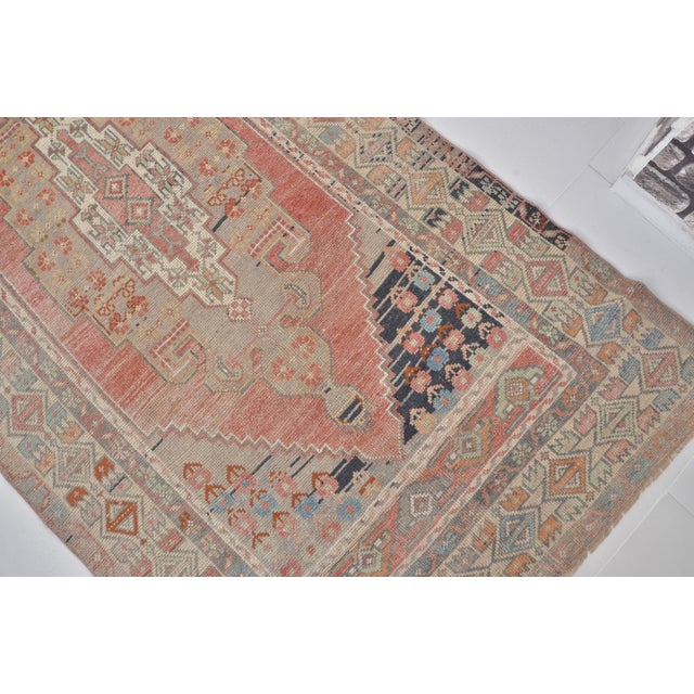 Textile 1970s Oushak Turkish Area Rug For Sale - Image 7 of 10