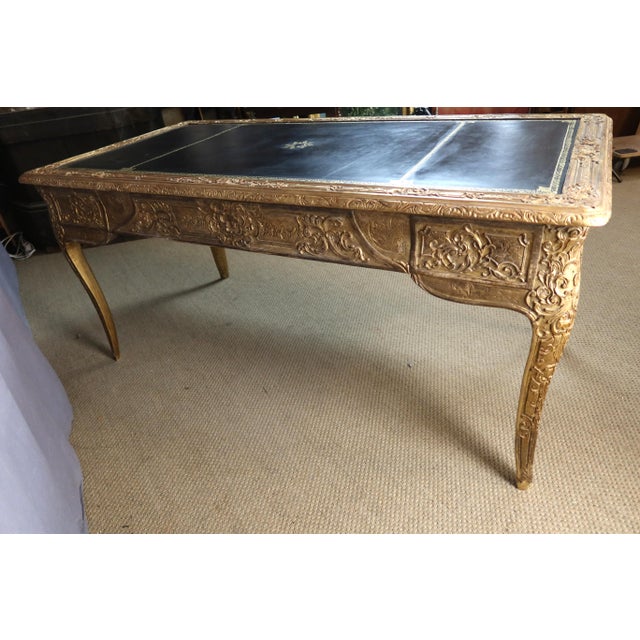 Black Louis XV Style Desk For Sale - Image 8 of 13