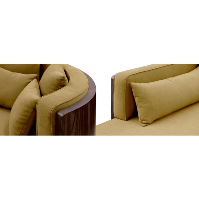 Brooks Chaise Longue by Wood Tailors Club For Sale - Image 9 of 11