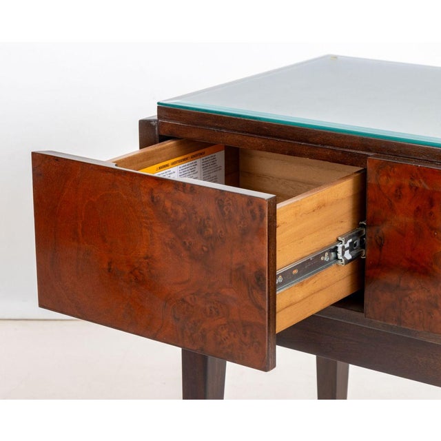 Wood Adam Rogers for Cb2 Mahogany Nightstands, Pair For Sale - Image 7 of 10