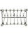 Metal Antique Novelty Croquet Mallet Silverplate Toast Rack Letter Holder For Sale - Image 7 of 9