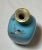 Antique 19th Century Japanese Meiji Cloiosnne Miniature Enamel Crane Blue Vase For Sale - Image 10 of 13