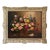 Vintage Continental Floral Still Life Oil Painting – Ornate Baroque Style Frame For Sale