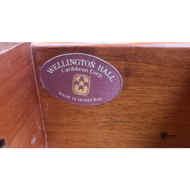 Vintage Wellington Hall Chippendale Style Mahogany Sideboard For Sale - Image 11 of 12
