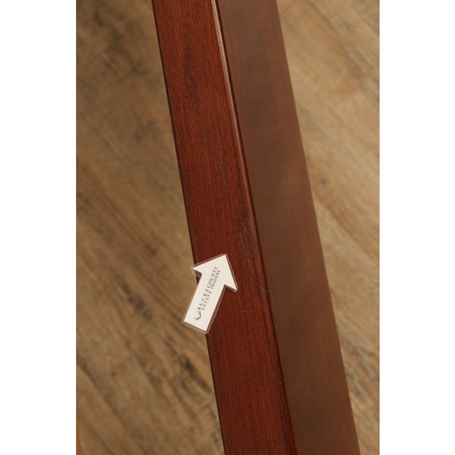 Ethan Allen 'Georgian Court' Cherry Rice Carved Queen Size Poster Bed For Sale - Image 18 of 18