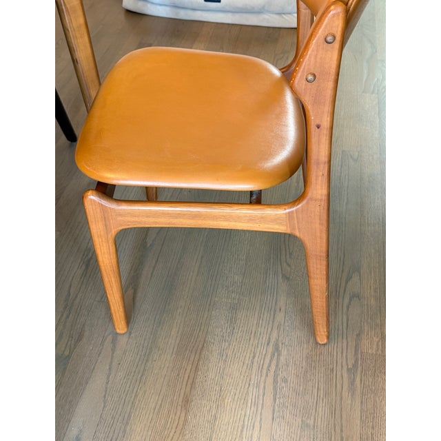 1950s Genuine Erik Buch Model 49 Teak Danish Chair a-S Od Mobler For Sale - Image 15 of 17