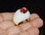Metal Vintage Bvlgari Chandra Pink Tourmaline & White Porcelain Ring in 18k Yellow Gold – Size 7.5 For Sale - Image 7 of 18