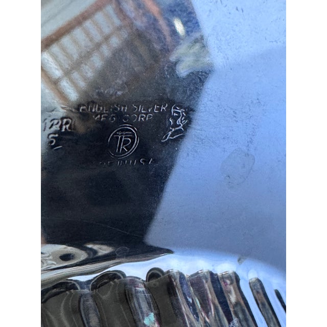 Vintage Silver-Plated Monumental Shell Motif Serving Dish For Sale In Seattle - Image 6 of 10