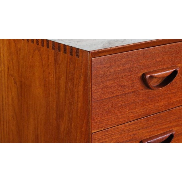 Mid-Century Modern Peter Hvidt & Orla Mølgaard Nielsen Tall Boy Dresser For Sale - Image 3 of 9