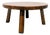 Large Brutalist Coffee Table in Teak, 1970s For Sale