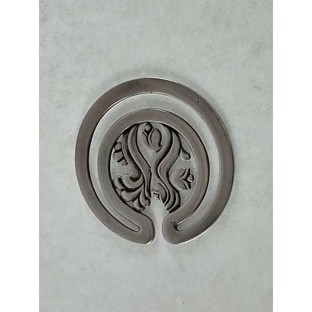 Metal Georg Jensen Sterling Money Clip For Sale - Image 7 of 14