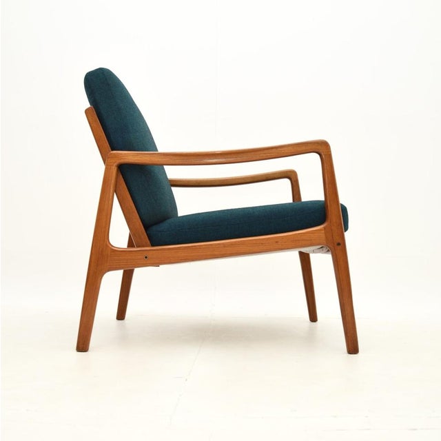 Wood Danish Teak Armchairs by Ole Wanscher for France & Søn / France & Daverkosen, 1960s, Set of 2 For Sale - Image 7 of 13