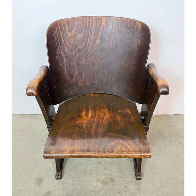Vintage Theatre Seat from Thonet, 1950s For Sale - Image 13 of 18