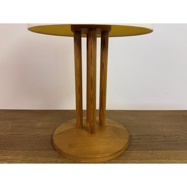 Pine Table Lamp with Rod Base, 1980s For Sale - Image 10 of 14