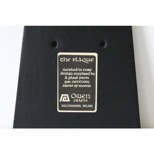 Vintage Celtic Folk Art Decorative Wall Plaque - Jesus For Sale In Milwaukee - Image 6 of 6