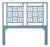 Finn Headboard Queen - Regatta Blue For Sale