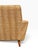 Pair of Danish Modern Lounge Chairs | Sculptural Flared Arms in Woven Tweed | Tapered Wood Legs | C. 1960s For Sale - Image 13 of 16