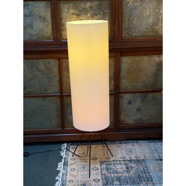 Design Plus Gallery presents a Floor Lamp with Cylindrical Drum Lamp Shade. This type of floor lamp gives off a warm...