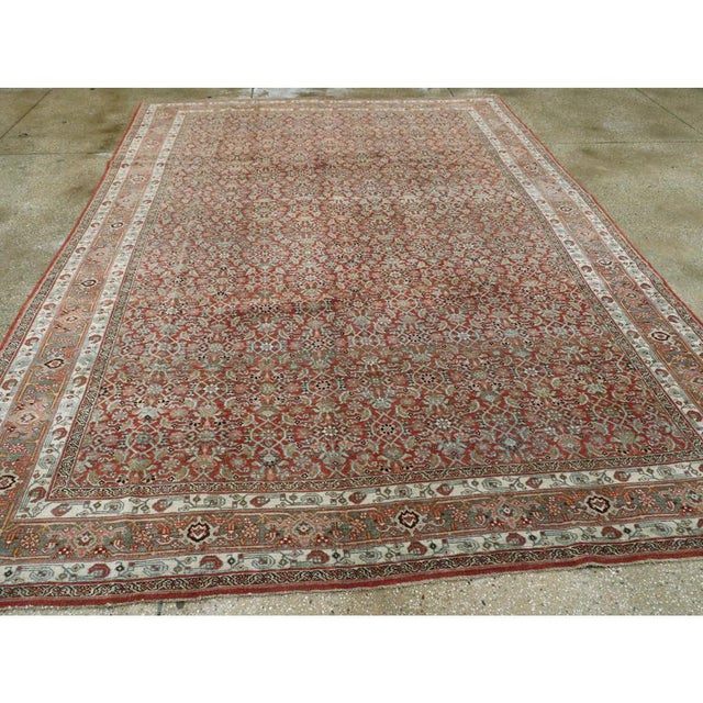 Early 20th Century Galerie Shabab Collection Early 20th Century Persian Bidjar Room Size Carpet For Sale - Image 5 of 10