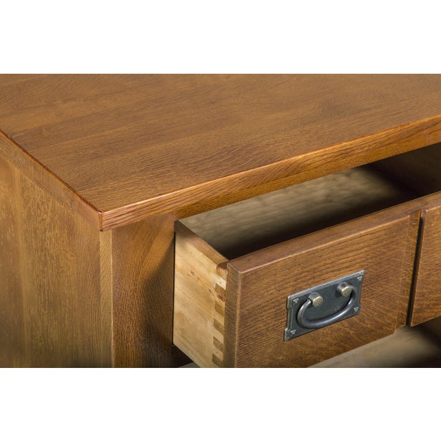 Brown Mission 8 Drawer Coffee Table - Walnut For Sale - Image 8 of 18
