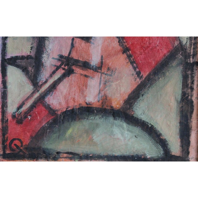Florentine School Artist, Hidden Portraits XVII, 1990s, Acrylic on Canvas, Framed For Sale - Image 8 of 10