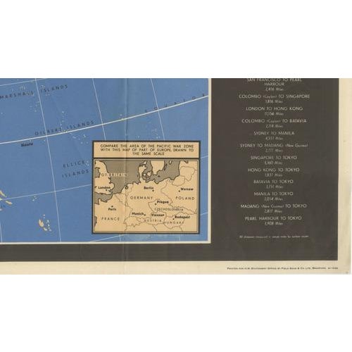 1940s Vintage The War Against Japan Poster, 1944 For Sale - Image 5 of 11