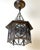 1920s 20th Century German Brass and Textured Glass Chinoiserie Lantern, 1920s For Sale - Image 5 of 18
