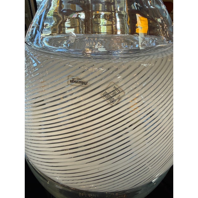 1970s Model Lt 353 "Egg" Table Lamp & Vase by Carlo Nason for Av Mazzega For Sale - Image 10 of 10