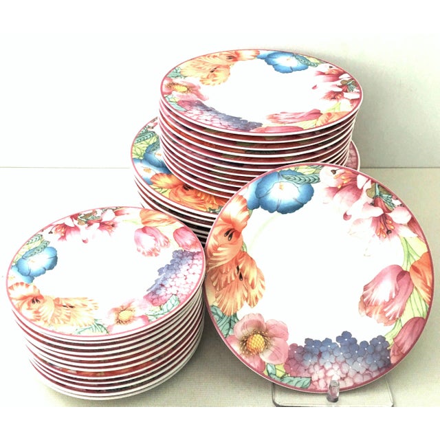 90 S German Bone China Dinnerware Corolla By Villeroy Boch Germany Set Of 36