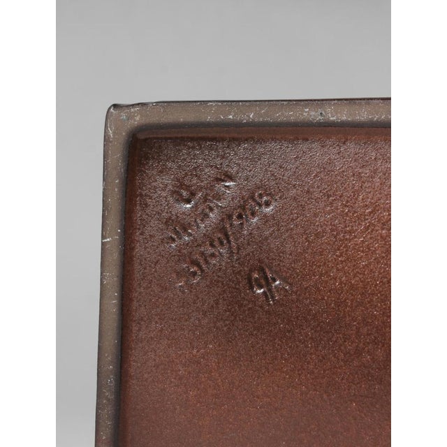 1960s Brown Ceramic Vase by Göran Andersson for Upsala-Ekeby, 1960s For Sale - Image 5 of 8