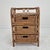 Mid-Century Modern Mid-Century Modern Italian Rattan and Wicker Three-Drawer Chest, 1970s For Sale - Image 3 of 14