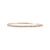 14k Rose Gold Half Eternity Tennis 1.35ct Diamond Bangle Bracelet For Sale In Houston - Image 6 of 12